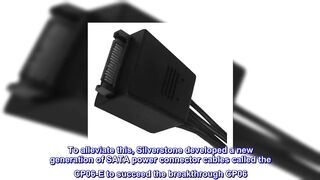 Great product - Silverstone Tek Super Flexible 2-in-1 SATA Power Adapter Cable with Power Stabilizi