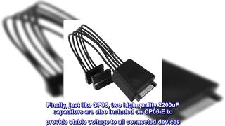 Great product - Silverstone Tek Super Flexible 2-in-1 SATA Power Adapter Cable with Power Stabilizi