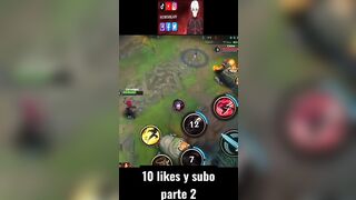 Katarina vs un equipo complicado! #games #leagueoflegends #wildrift