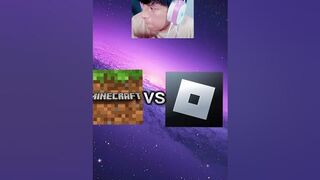 Minecraft Vs Roblox #Shorts #minecraft #roblox #games