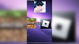 Minecraft Vs Roblox #Shorts #minecraft #roblox #games