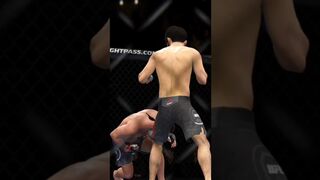 Abdominal knockdown UFC games figte #ufc #japan #martial_arts