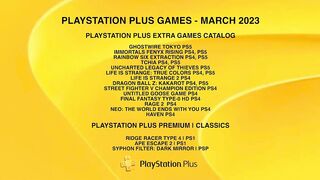 PS PLUS EXTRA GAMES FOR MARCH 2023 - Coming To Playstation Plus Extra Game Catalog