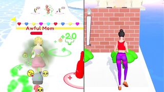 twerk race 3d | bad Moms Android gameplay