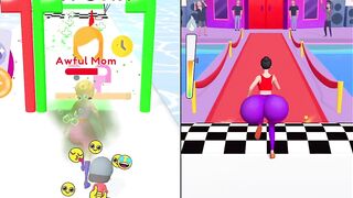 twerk race 3d | bad Moms Android gameplay