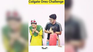 "Colgate vs Oreo Challenge"#viral #trending #shorts
