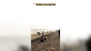 Golden Beach, Puri|Puri|Sea beach|Blue beach ⛱️????️|Bewajah song|Odisha|India|Beach life|Ytshorts