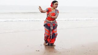 | JIYA JALE | DIL SE | Bharatnatyam | Dance Cover | Barnali Bhattacharya | Puri | Sea Beach |