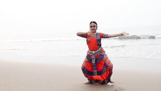 | JIYA JALE | DIL SE | Bharatnatyam | Dance Cover | Barnali Bhattacharya | Puri | Sea Beach |