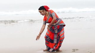 | JIYA JALE | DIL SE | Bharatnatyam | Dance Cover | Barnali Bhattacharya | Puri | Sea Beach |