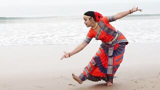 | JIYA JALE | DIL SE | Bharatnatyam | Dance Cover | Barnali Bhattacharya | Puri | Sea Beach |