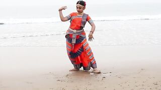 | JIYA JALE | DIL SE | Bharatnatyam | Dance Cover | Barnali Bhattacharya | Puri | Sea Beach |