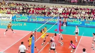 CREAMLINE vs F2 LOGISTICS • PVL 2023 All Filipino Conference SEMIFINALS • March 18, 2023