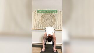 Yoga pose a day #forwardfold #dailyyogawithhope