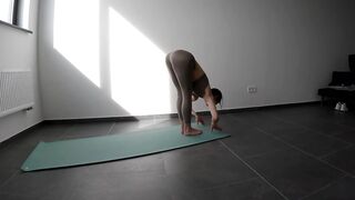 Hot Yoga with Sarah #4 and Stretching | Forward Fold and Flexibility