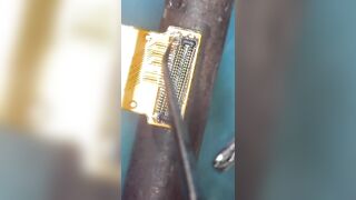 Cara mengganti konektor di flexible menggunakan solder