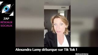 [Zap Réseaux Sociaux] Alexandra Lamy débarque sur Tiktok ! (20/03/23)