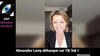 [Zap Réseaux Sociaux] Alexandra Lamy débarque sur Tiktok ! (20/03/23)