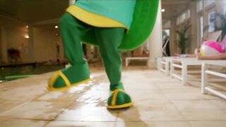 Toby the Turtle Has His Own Dance at The Beach Club in Gulf Shores!