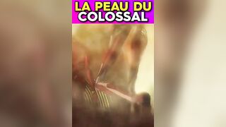 POURQUOI LE TITAN COLOSSAL N'A PAS DE PEAU ? #anime #snk #shingekinokyojin