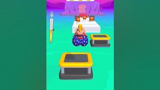 Bad Habit!????? A woman in play twerk race 3d eats unhealthy burgers!???? funny shorts ????