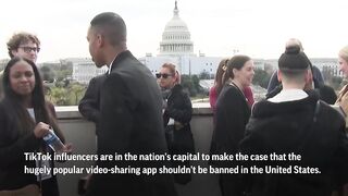 TikTok influencers visit Washington amid possible ban