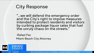 Liquor store owner challenges Miami Beach alcohol sales ban