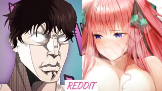 ????Anime VS Reddit the Rock Reaction Meme????