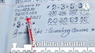 Kolkata Fatafat free tips today 2Digit - 4Digit Games | 5th to 8th Baji | 23/3/2023 Thursday