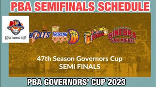 PBA Governors' Cup Semifinals Schedules; PBA Games Today; PBA Live; PBA Standings