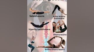 6 Yoga Asanas for a Strong Back #shorts #viral #yoga