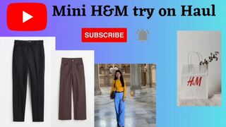 Mini H&M try on Haul| My First Video on Youtube!