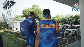 Duan Jansen vs Kumar Kartikeya challenge in the nets | Mumbai Indians