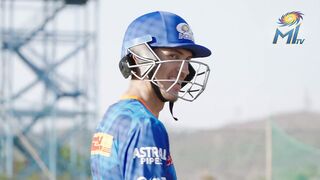 Duan Jansen vs Kumar Kartikeya challenge in the nets | Mumbai Indians