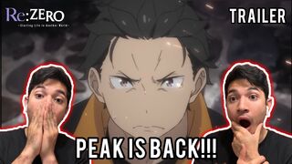 PEAK FICTION HAS RETURNED!!! | RE:ZERO SEASON 3 OFFICIAL TEASER TRAILER REACTION