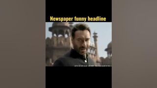 Newspaper ki funny headline ????????#funnyfacts #viral #funny #trending #shorts