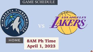 LOS ANGELES LAKERS GAMES SCHEDULE APRIL 2023 | NBA SEASON 2022-23