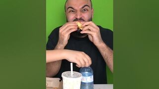 CHICKEN BIG MAC Bottle Flip Food Challenge!