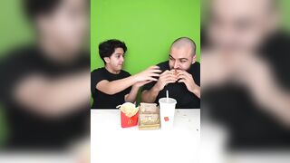 CHICKEN BIG MAC Bottle Flip Food Challenge!