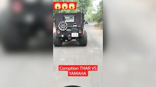 ????????comption THAR VS YAMAHA #shortvideo #youtubeshorts #youtube #trending #thar #yamaha #compilation