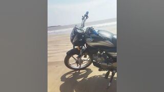 Splender lover's ???? ||beach injoy vith Splender ###bike #splender ##beach