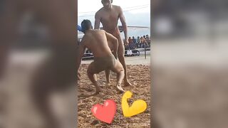 नवीन मंडी vs सोनू घुमारवी #games #himachal #wrestling #kushtidangal #beach #life #youtubeshorts