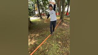 Red Bull to slackline #redbull #slackline #slackliner #travel #nature #kuningan #jawabarat