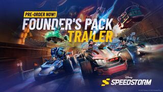 Disney Speedstorm Founder's Packs Trailer | ESRB