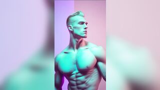 Male Models Lookbook | Ai Gay Art #gay #bara #lookbook