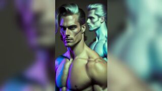 Male Models Lookbook | Ai Gay Art #gay #bara #lookbook