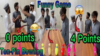 #tenpinbowling #games #challenge Ten-Pin Bowling game and win prize || Blank Vlogger