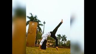 ????️ Chakrasana Veriation.. trending reels/yoga #yoga #yogapractice #shorts #trending #viral