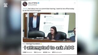 Confronting AOC with Libs of TikTok Over Big Lie (CRAZY ENDING)