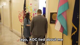 Confronting AOC with Libs of TikTok Over Big Lie (CRAZY ENDING)